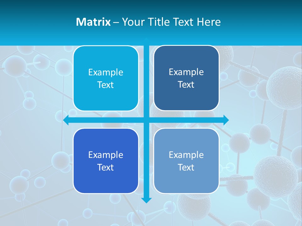 Molecule Web Molecular PowerPoint Template