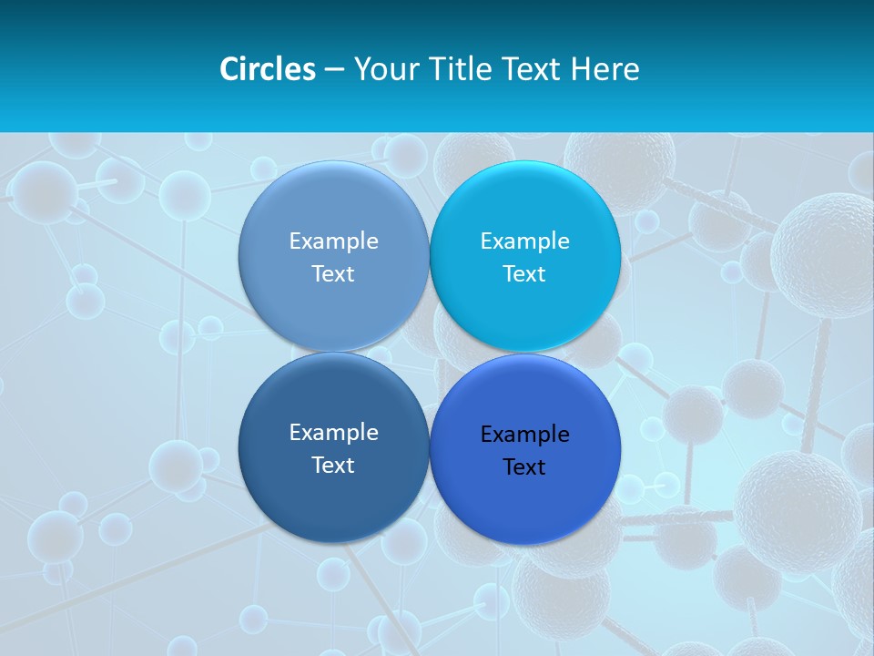 Molecule Web Molecular PowerPoint Template
