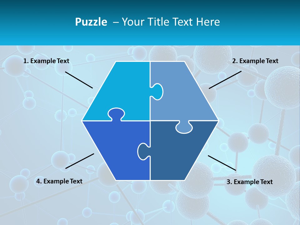 Molecule Web Molecular PowerPoint Template