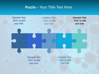Molecule Web Molecular PowerPoint Template