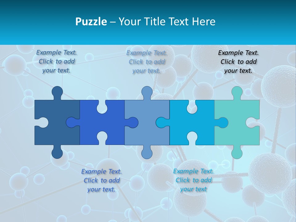 Molecule Web Molecular PowerPoint Template