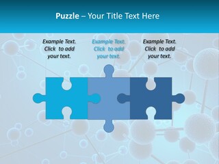 Molecule Web Molecular PowerPoint Template