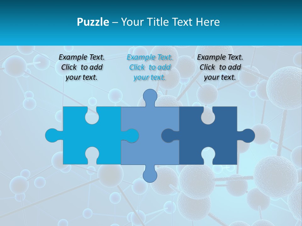 Molecule Web Molecular PowerPoint Template