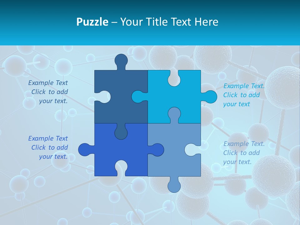 Molecule Web Molecular PowerPoint Template