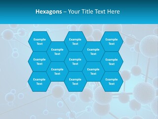 Molecule Web Molecular PowerPoint Template