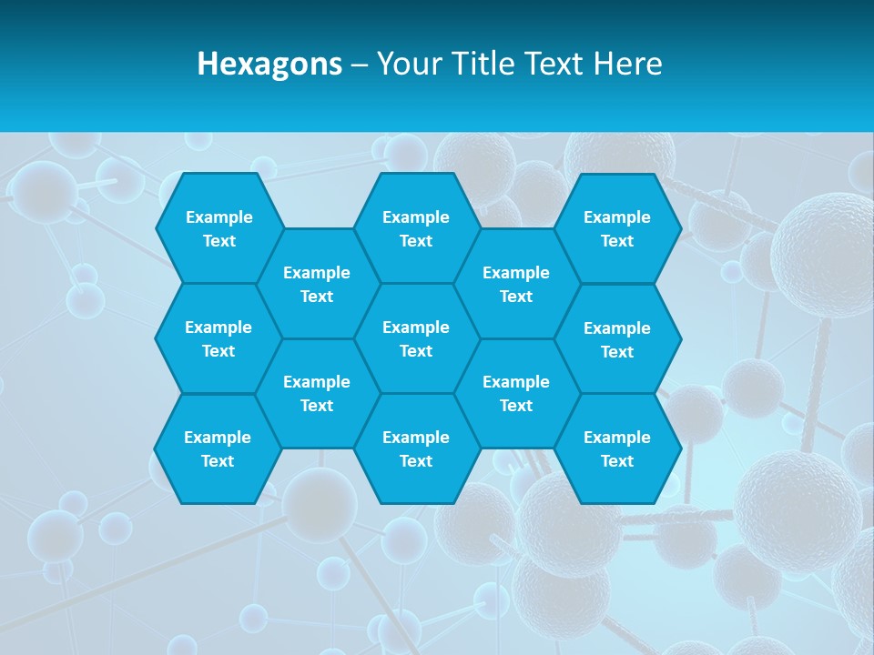 Molecule Web Molecular PowerPoint Template