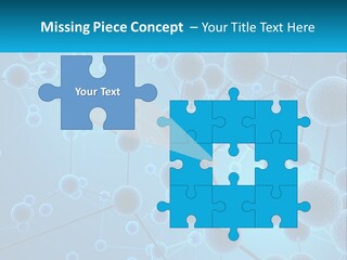 Molecule Web Molecular PowerPoint Template