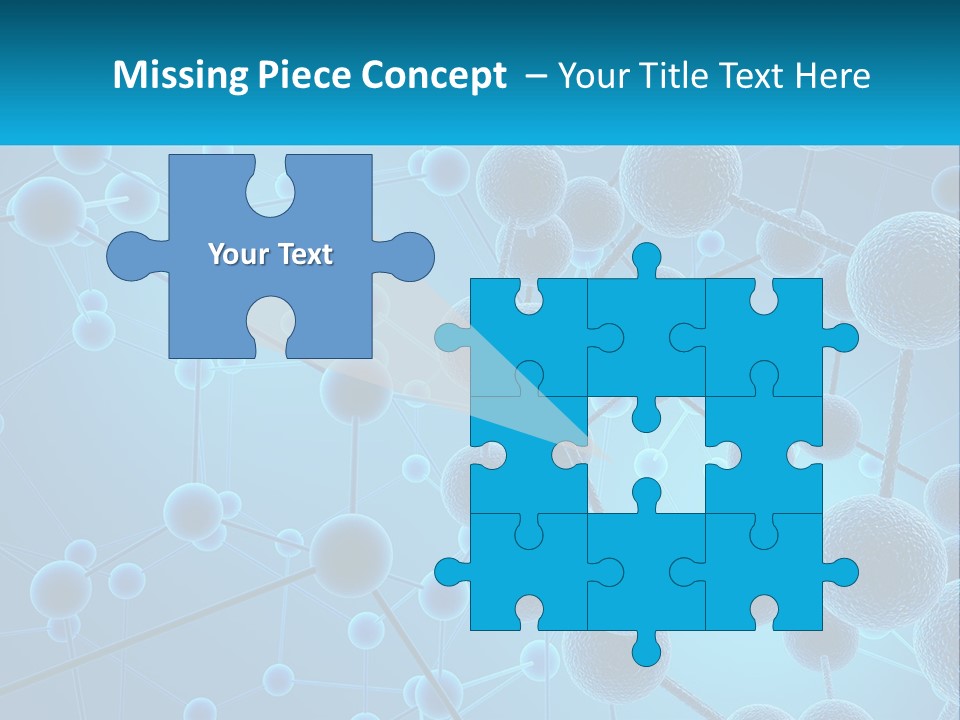Molecule Web Molecular PowerPoint Template