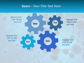 Molecule Web Molecular PowerPoint Template
