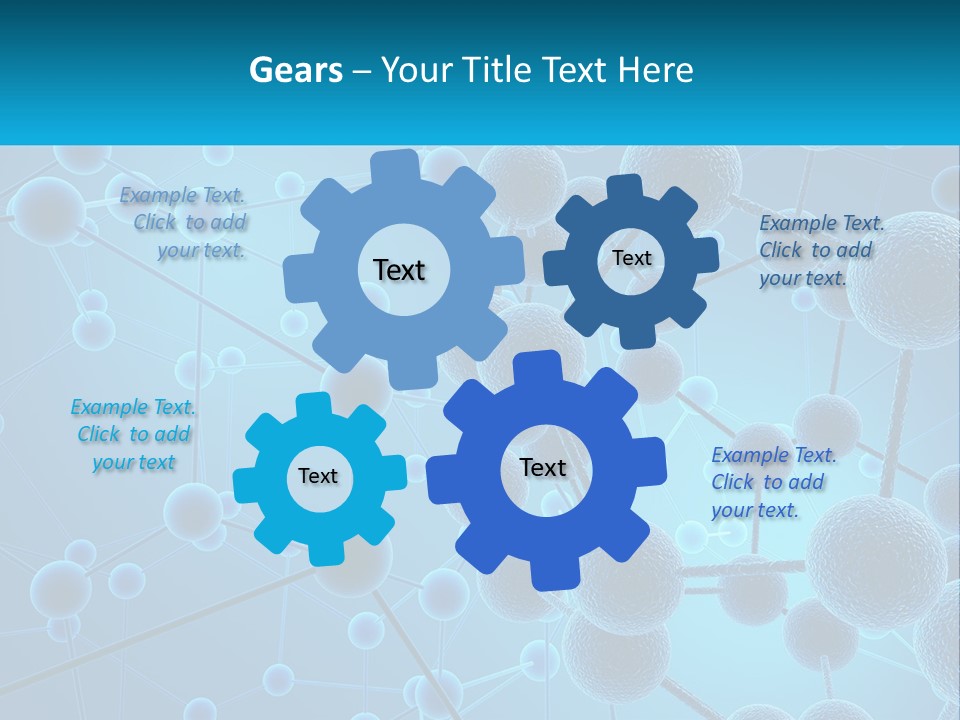 Molecule Web Molecular PowerPoint Template