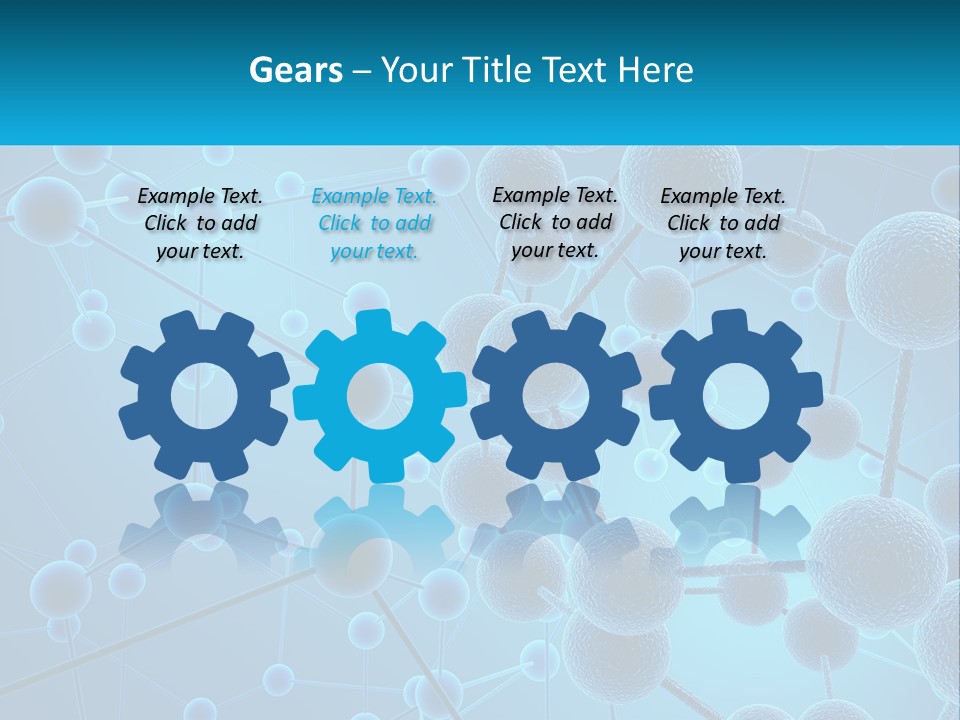 Molecule Web Molecular PowerPoint Template