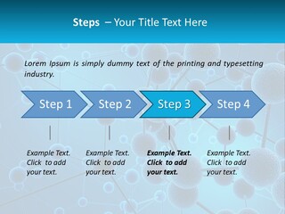Molecule Web Molecular PowerPoint Template