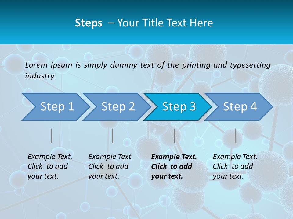 Molecule Web Molecular PowerPoint Template