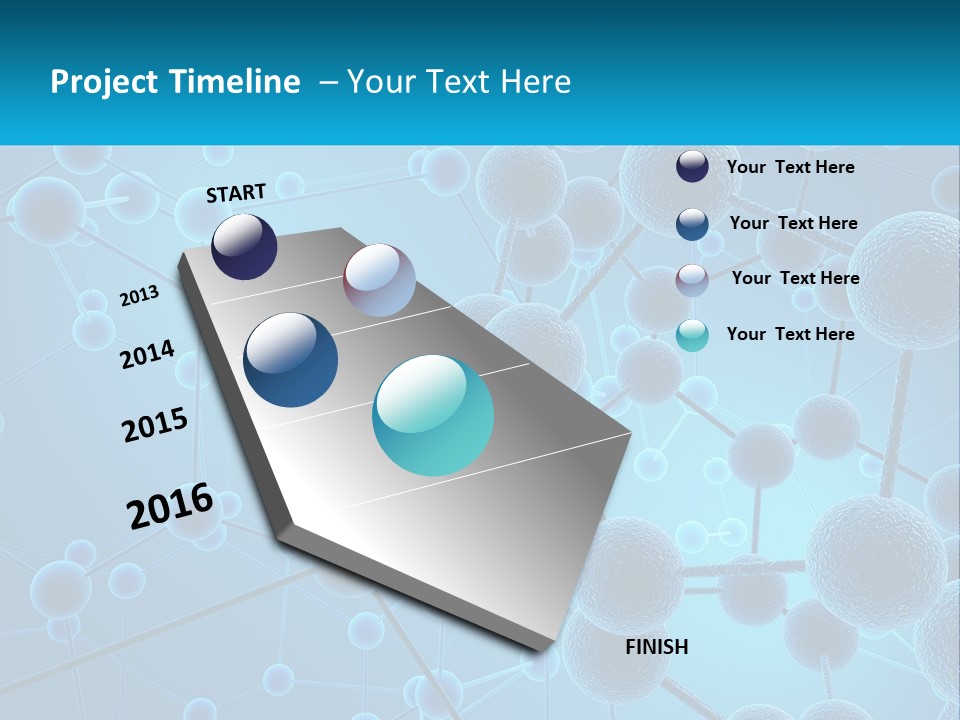 Molecule Web Molecular PowerPoint Template