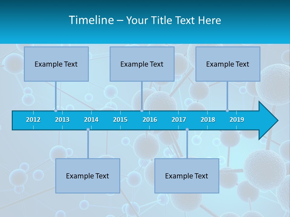 Molecule Web Molecular PowerPoint Template
