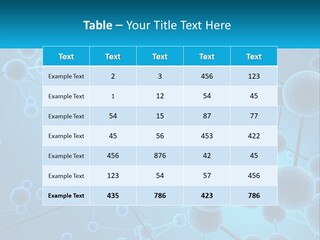 Molecule Web Molecular PowerPoint Template