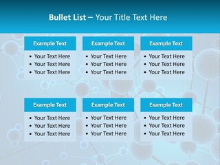 Molecule Web Molecular PowerPoint Template