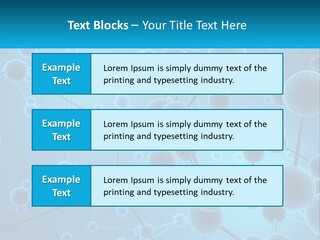 Molecule Web Molecular PowerPoint Template