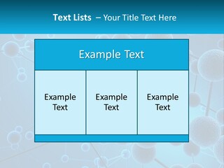 Molecule Web Molecular PowerPoint Template