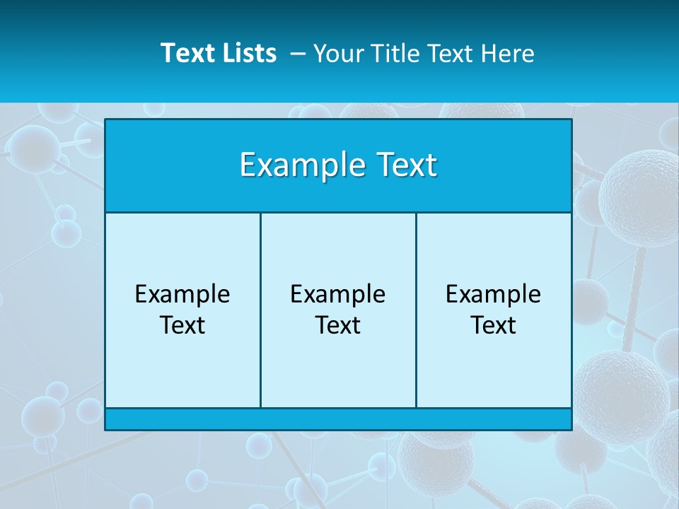 Molecule Web Molecular PowerPoint Template