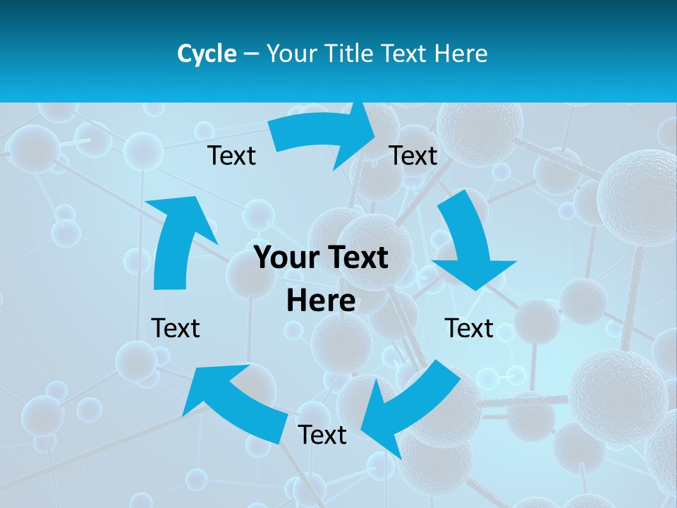 Molecule Web Molecular PowerPoint Template