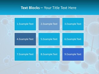 Molecule Web Molecular PowerPoint Template