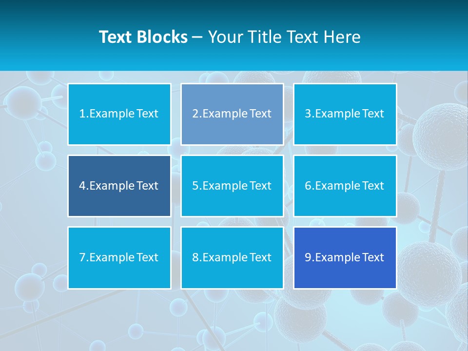 Molecule Web Molecular PowerPoint Template