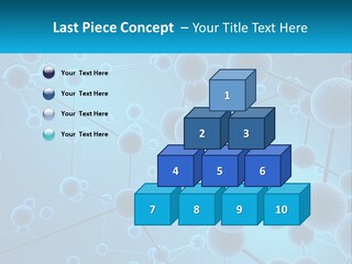 Molecule Web Molecular PowerPoint Template