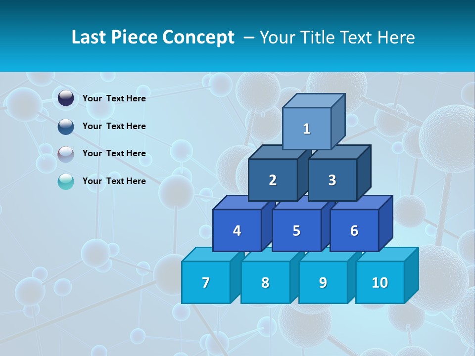 Molecule Web Molecular PowerPoint Template