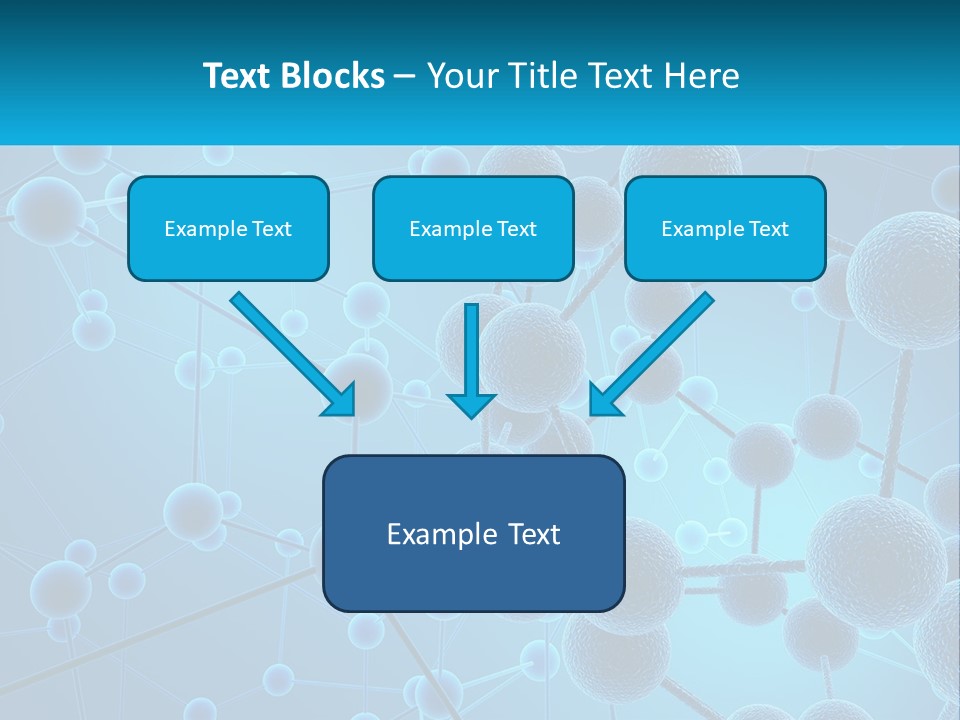 Molecule Web Molecular PowerPoint Template