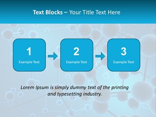 Molecule Web Molecular PowerPoint Template