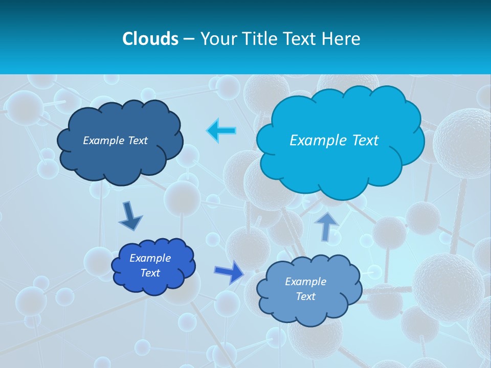 Molecule Web Molecular PowerPoint Template