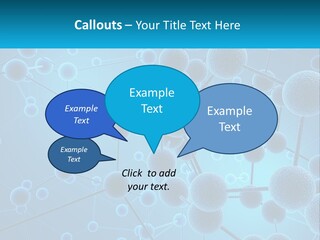 Molecule Web Molecular PowerPoint Template