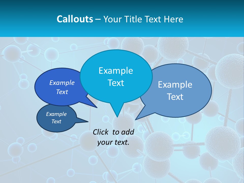 Molecule Web Molecular PowerPoint Template