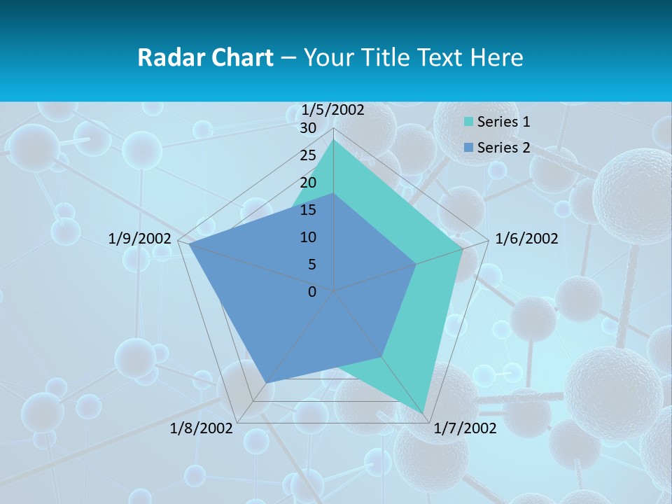 Molecule Web Molecular PowerPoint Template