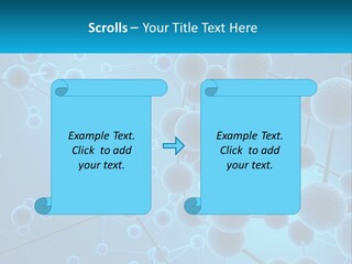Molecule Web Molecular PowerPoint Template