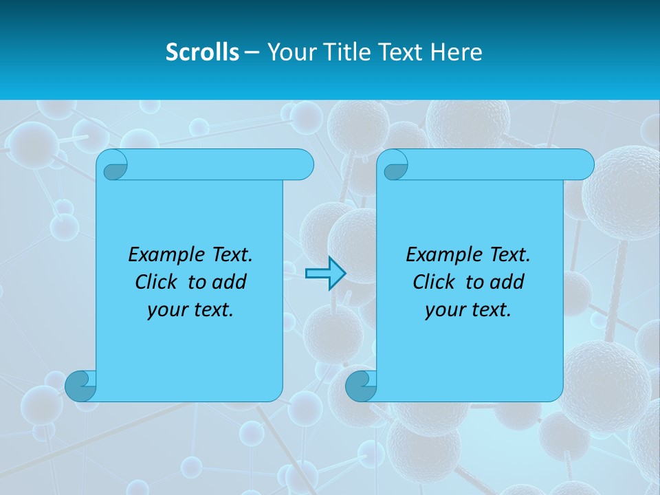 Molecule Web Molecular PowerPoint Template
