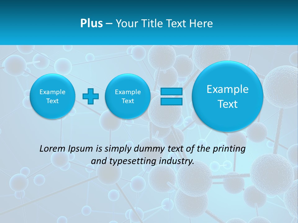 Molecule Web Molecular PowerPoint Template