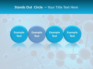 Molecule Web Molecular PowerPoint Template