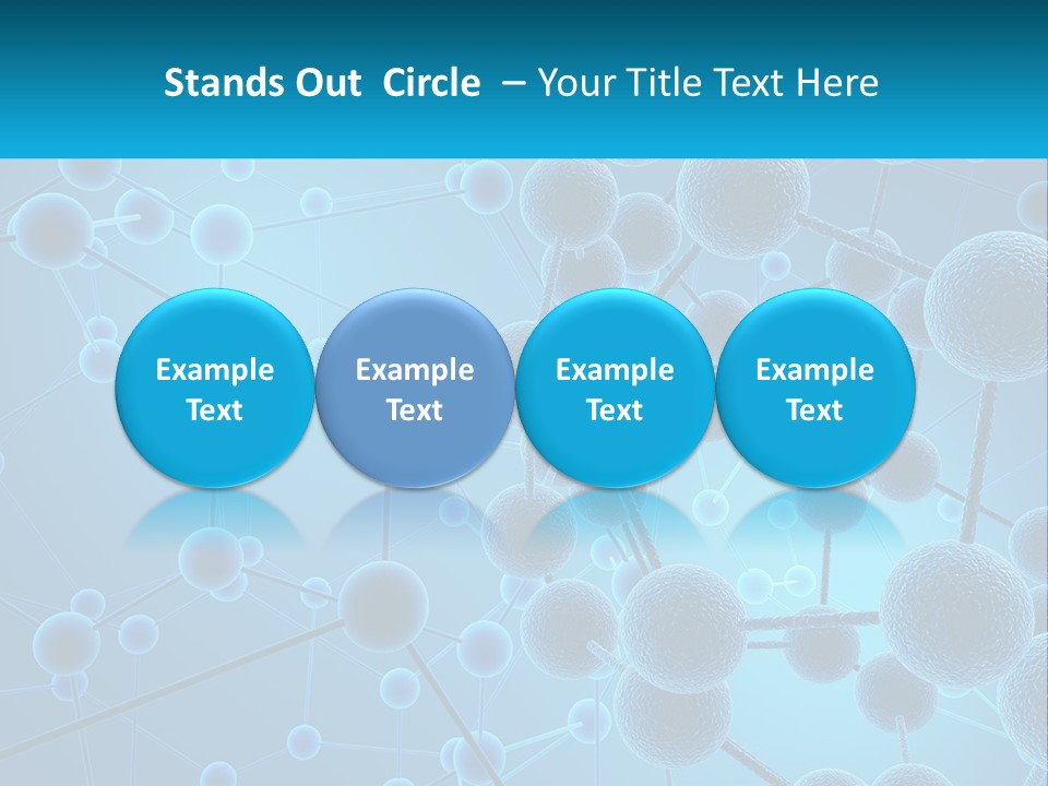 Molecule Web Molecular PowerPoint Template
