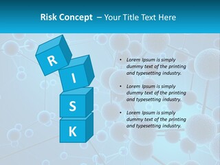 Molecule Web Molecular PowerPoint Template