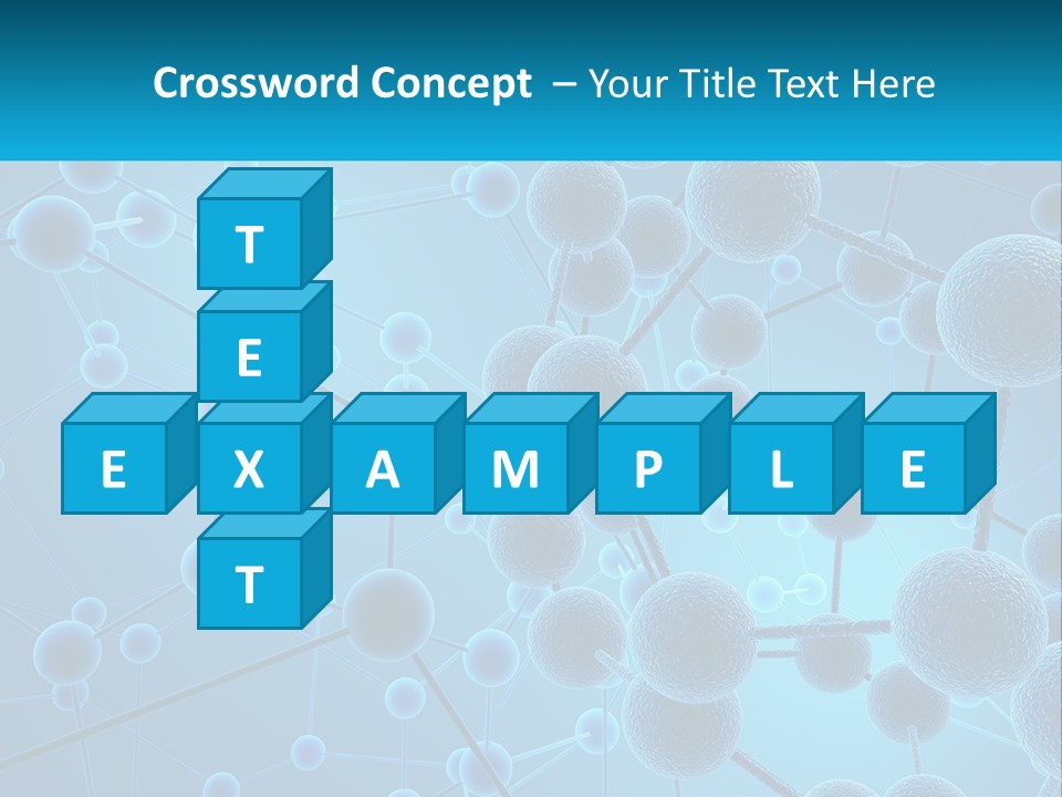 Molecule Web Molecular PowerPoint Template