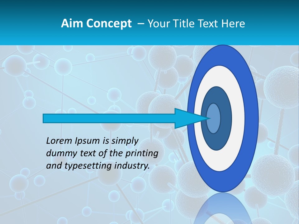 Molecule Web Molecular PowerPoint Template