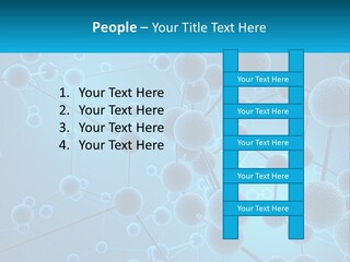 Molecule Web Molecular PowerPoint Template