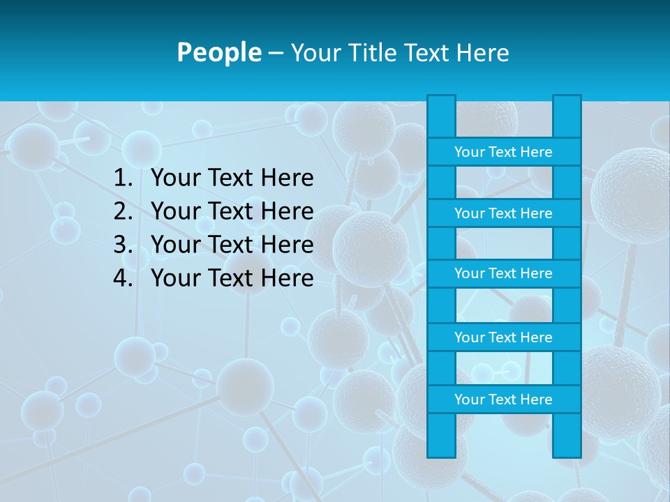 Molecule Web Molecular PowerPoint Template