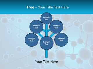 Molecule Web Molecular PowerPoint Template
