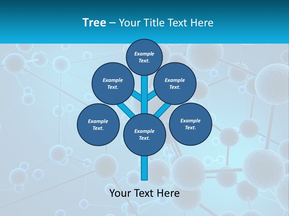 Molecule Web Molecular PowerPoint Template