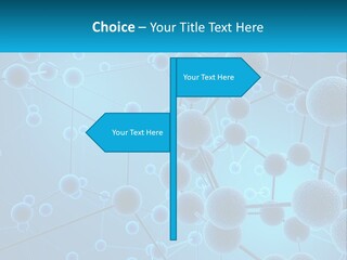 Molecule Web Molecular PowerPoint Template