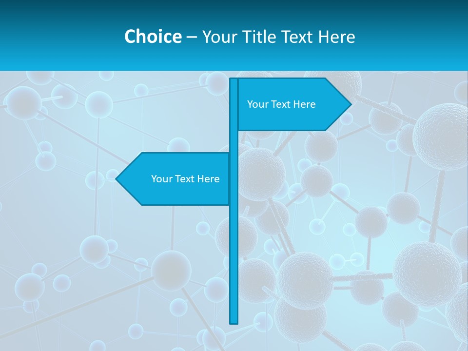 Molecule Web Molecular PowerPoint Template