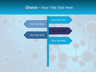 Molecule Web Molecular PowerPoint Template